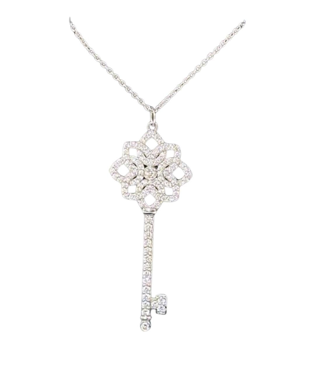 TIFFANY&CO Серебряная платиновая подвеска, фото 1