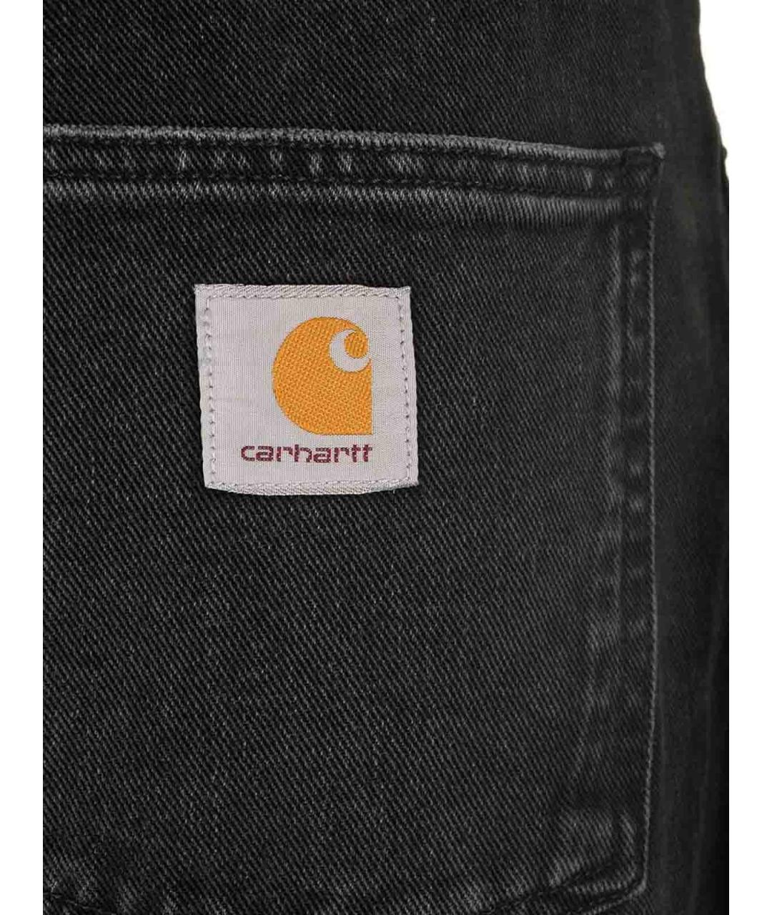 CARHARTT Черные хлопковые джинсы, фото 3