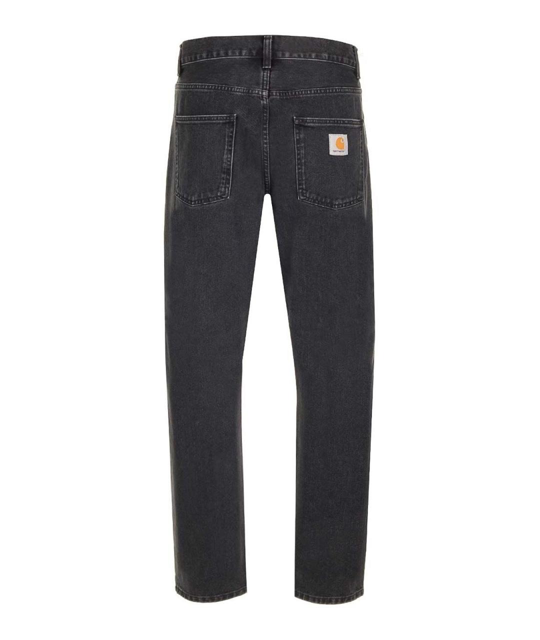 CARHARTT Черные хлопковые джинсы, фото 2