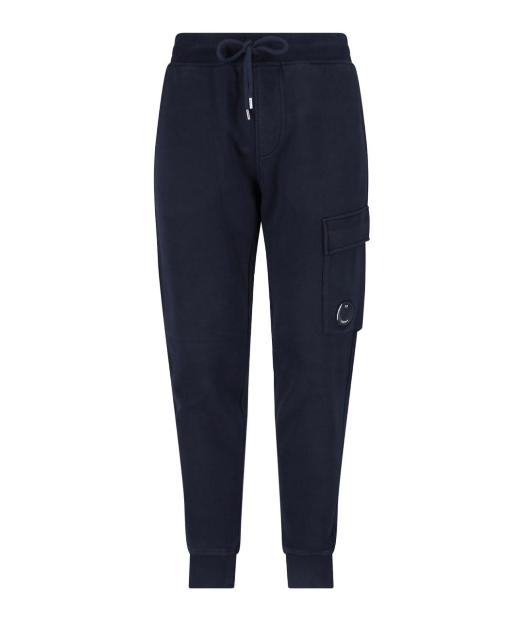 CP COMPANY Синие хлопковые повседневные брюки, фото 1