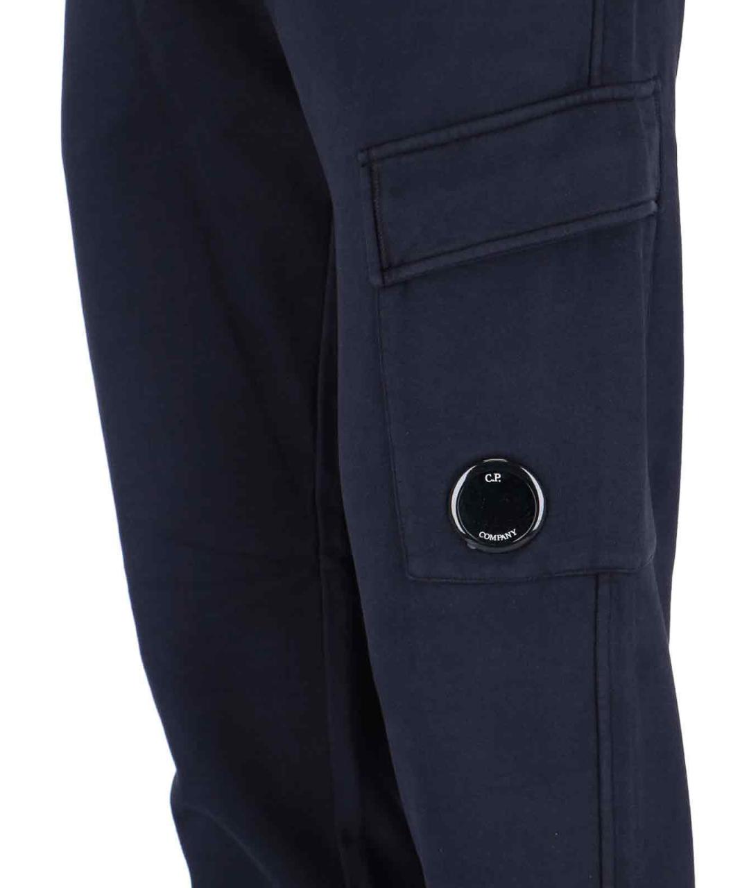 CP COMPANY Синие хлопковые повседневные брюки, фото 3