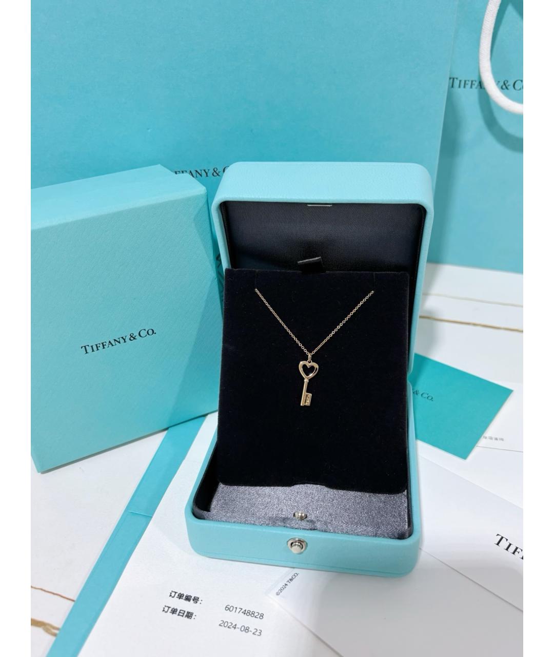 TIFFANY&CO Золотая подвеска из розового золота, фото 2