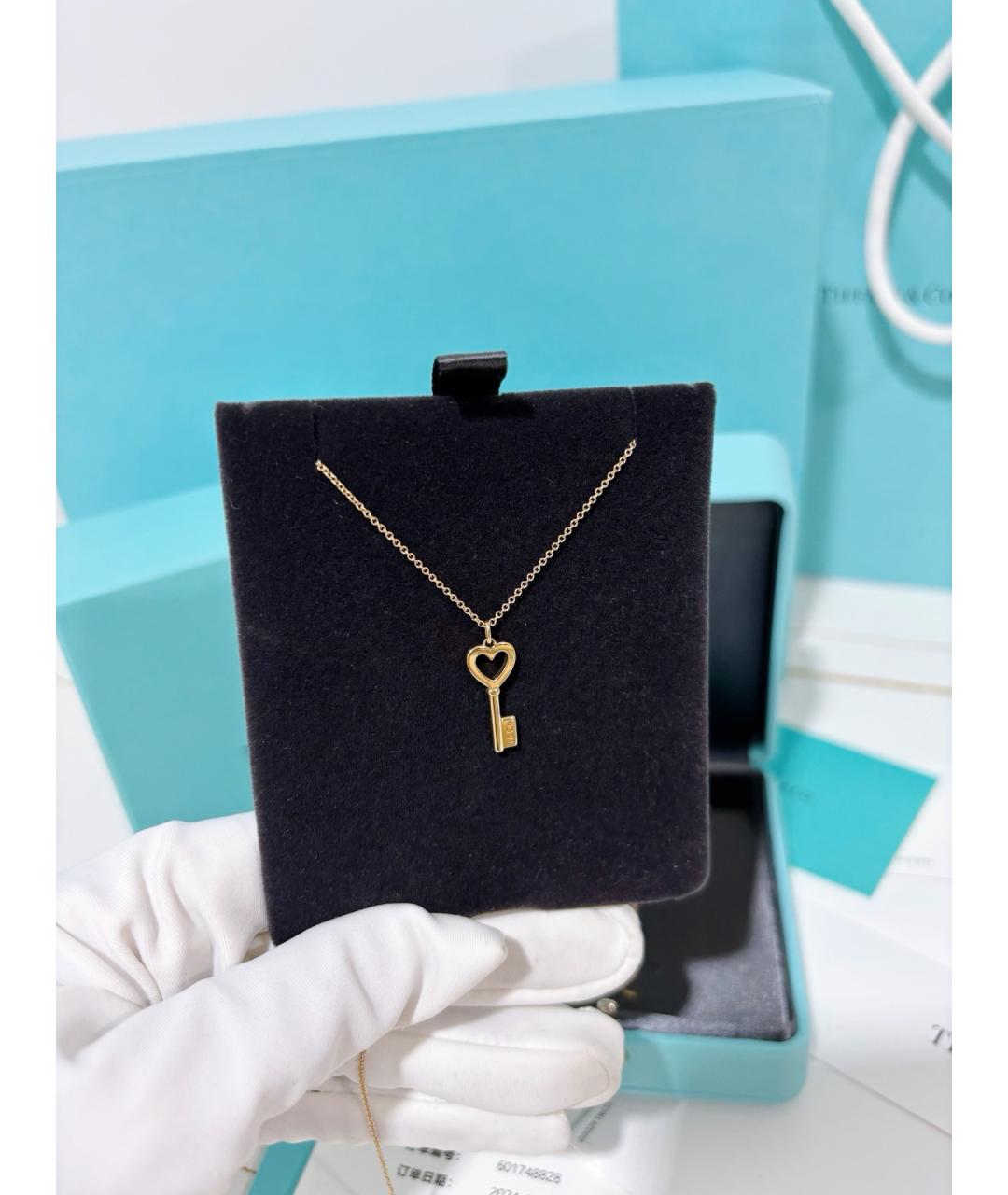 TIFFANY&CO Золотая подвеска из розового золота, фото 3