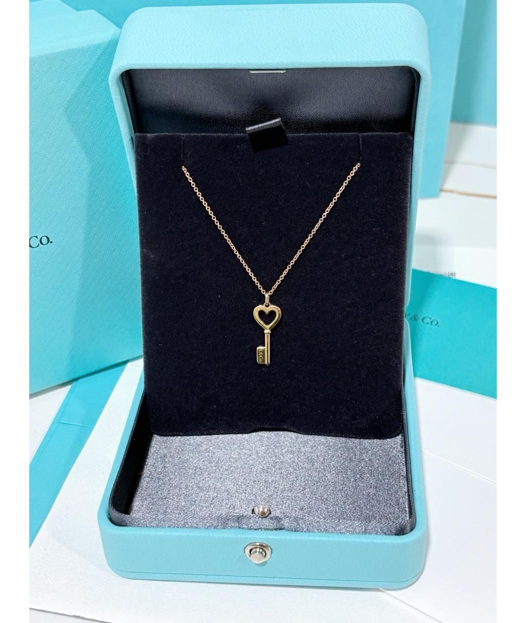 TIFFANY&CO Золотая подвеска из розового золота, фото 10