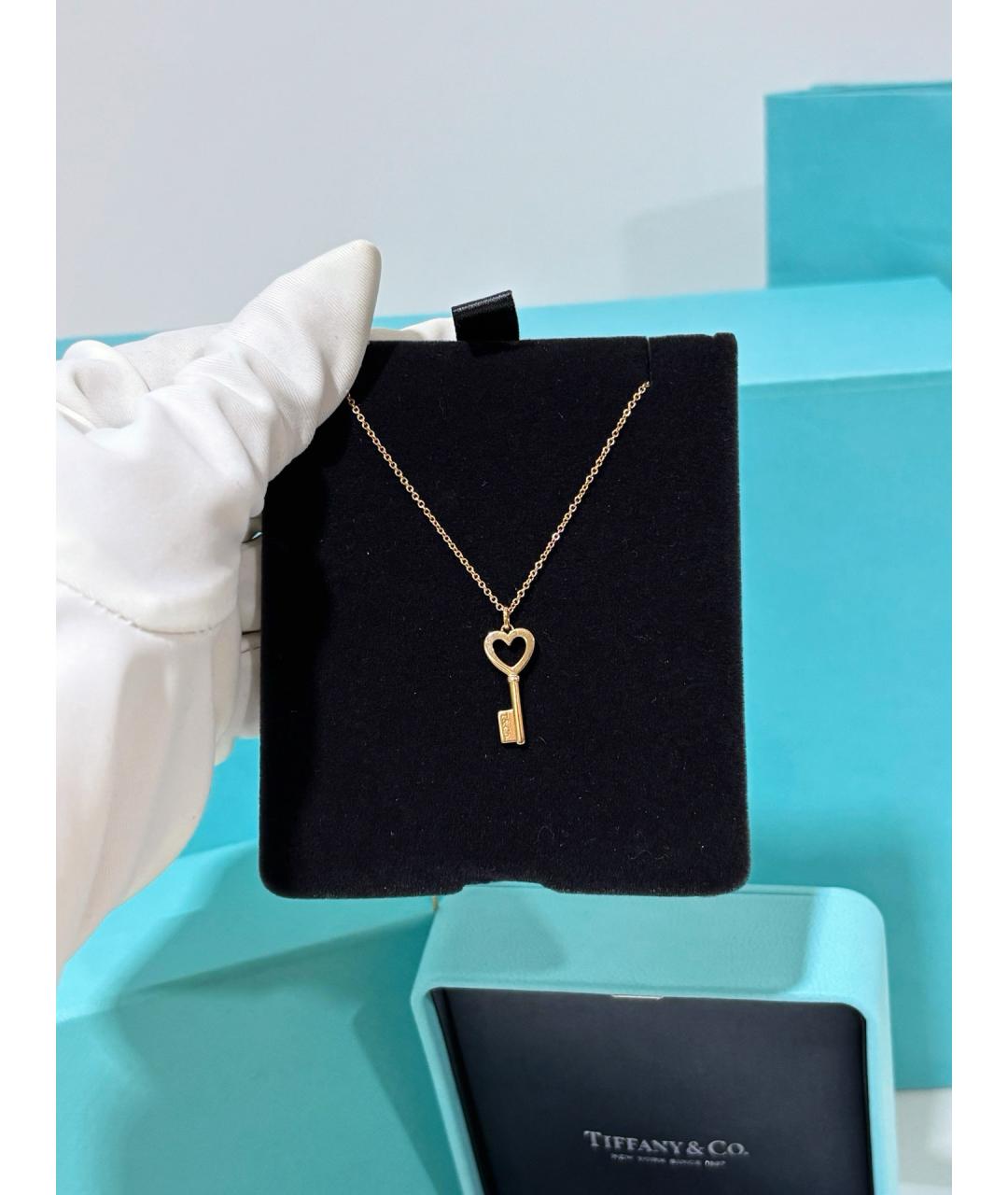 TIFFANY&CO Золотая подвеска из розового золота, фото 4