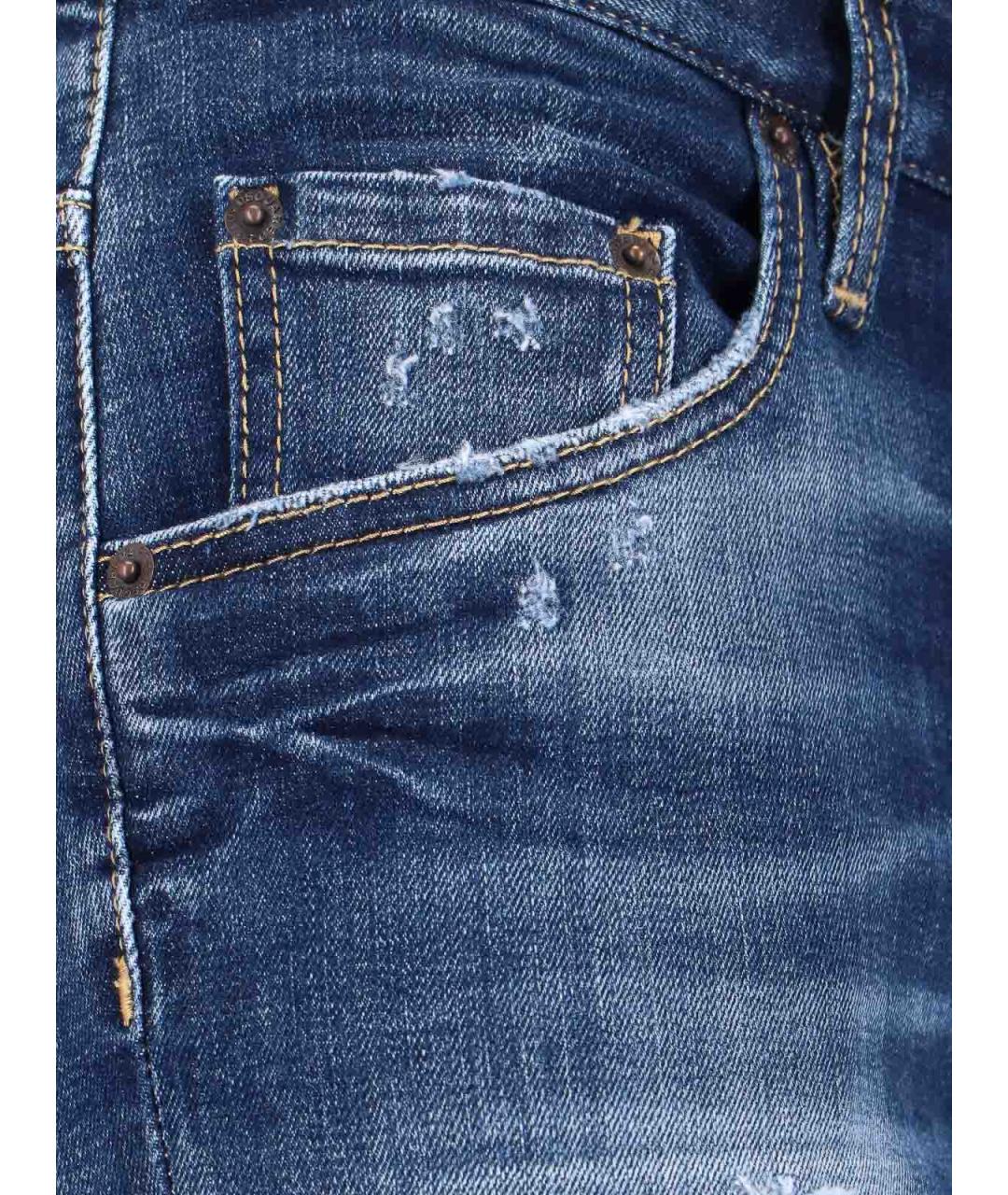 DSQUARED2 Синие хлопковые джинсы скинни, фото 4
