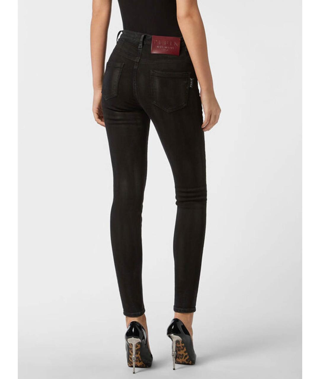 PHILIPP PLEIN Черные прямые джинсы, фото 3