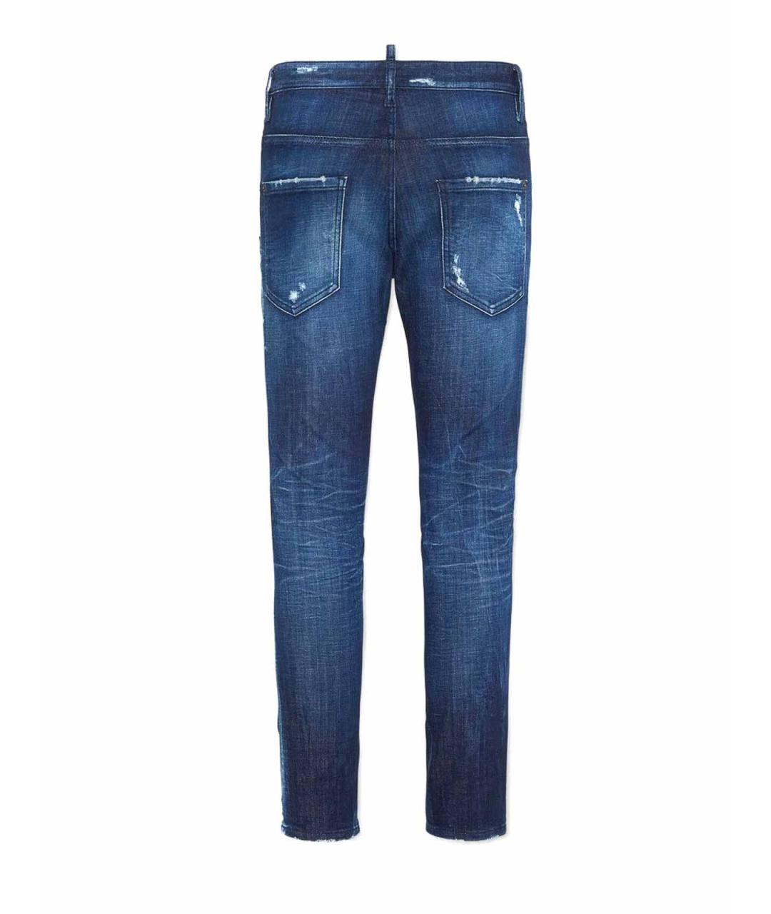 DSQUARED2 Синие хлопковые джинсы скинни, фото 5