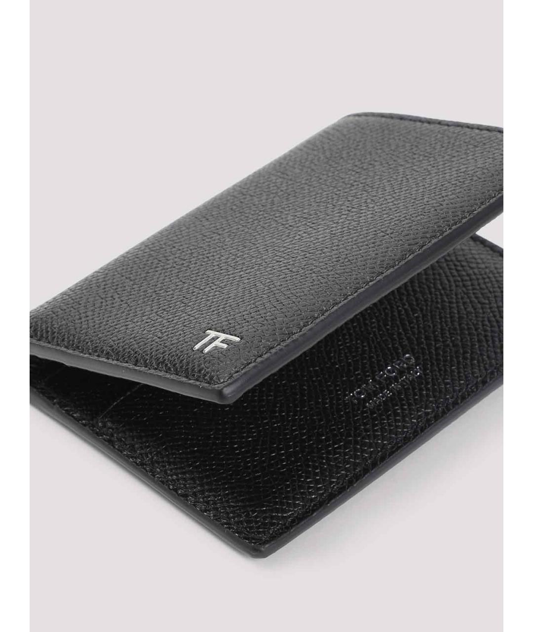 TOM FORD Черный кожаный кошелек, фото 4
