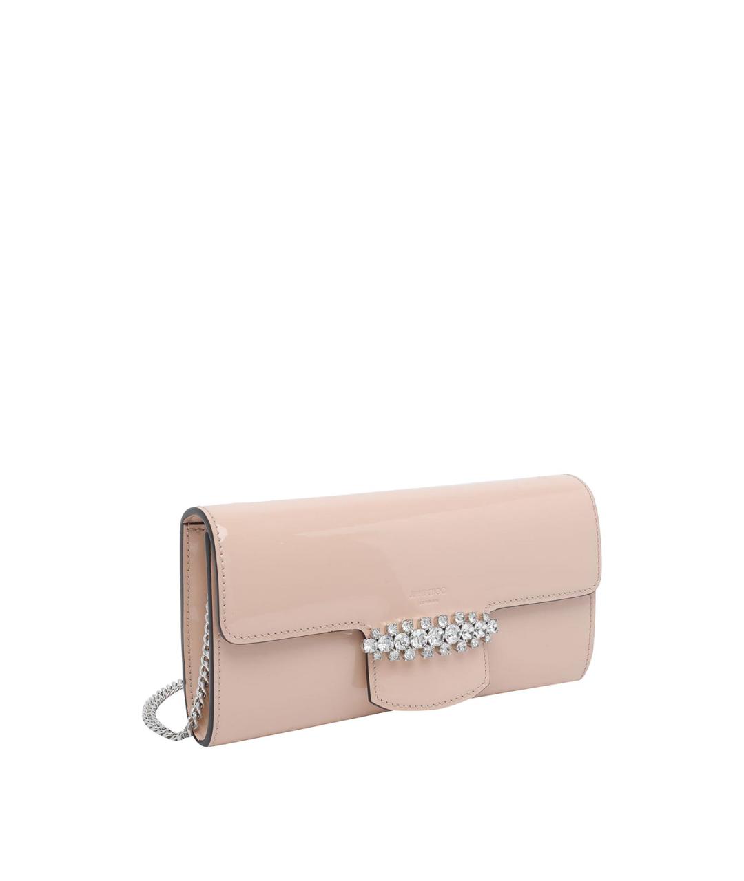 JIMMY CHOO Розовый кожаный кошелек, фото 2