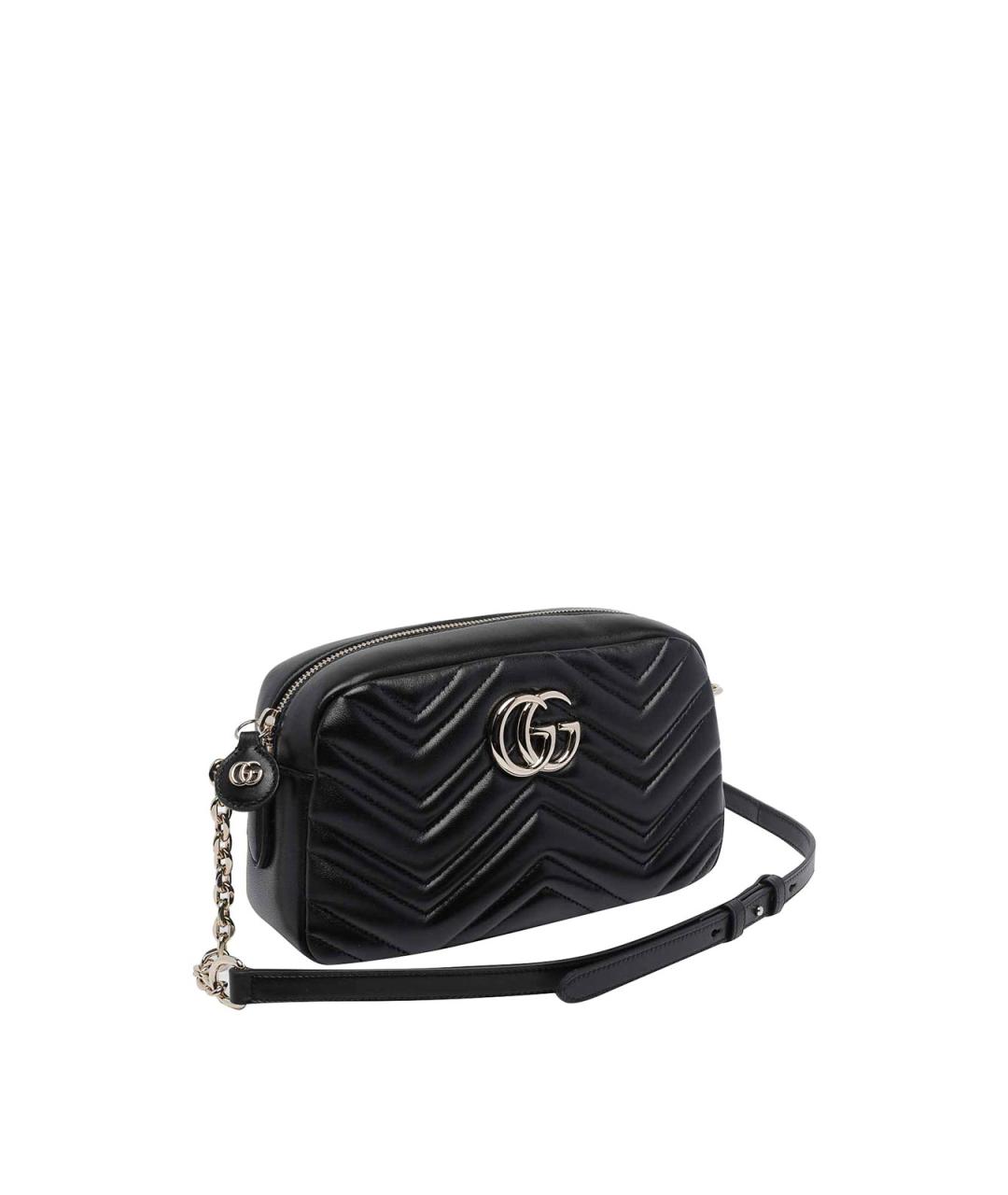 GUCCI Черная кожаная сумка через плечо, фото 2