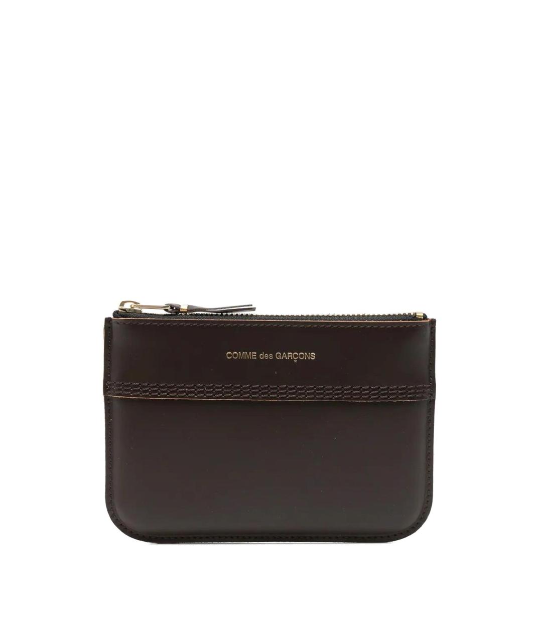 COMME DES GARÇONS WALLET Коричневый кожаный кошелек, фото 1