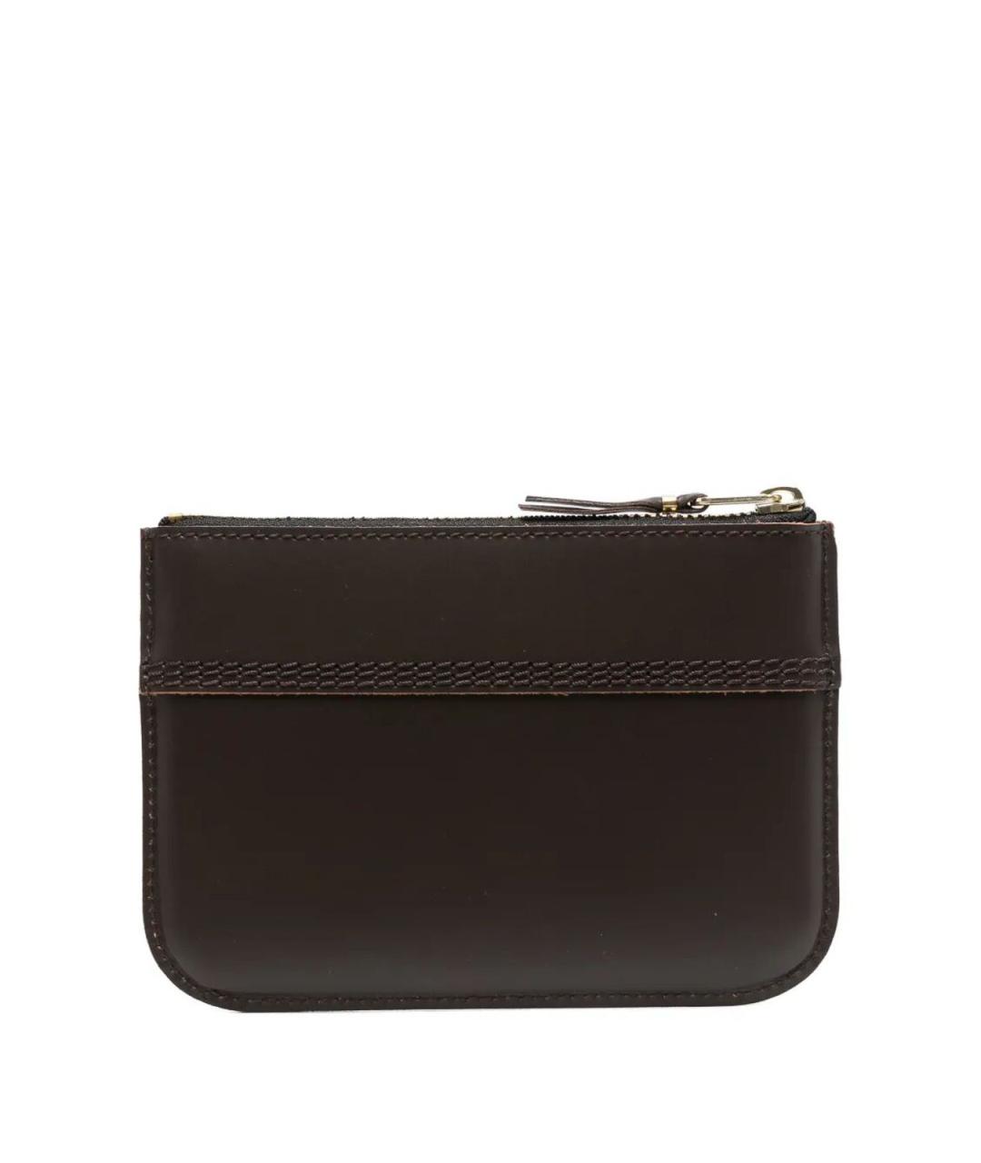 COMME DES GARÇONS WALLET Коричневый кожаный кошелек, фото 2