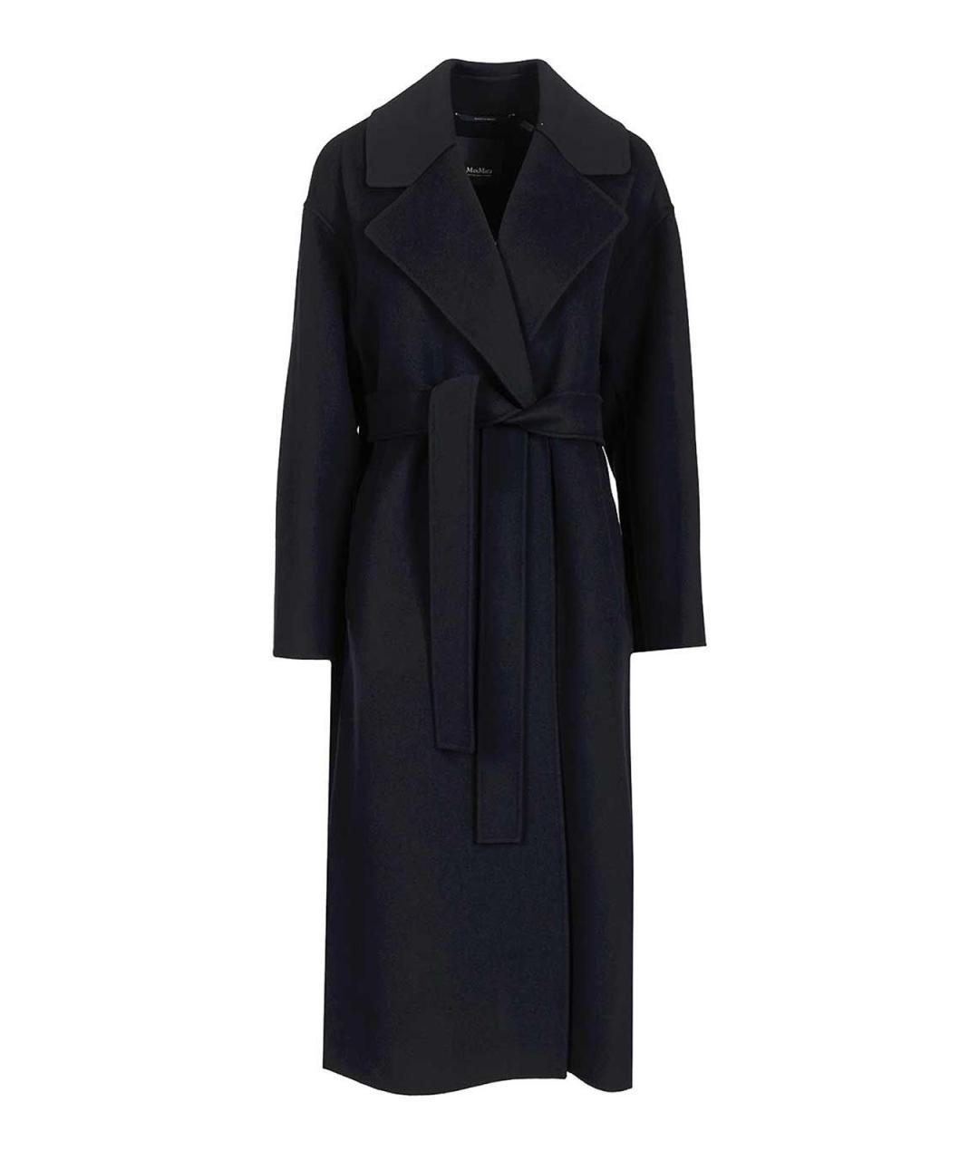 'S MAX MARA Синее шерстяное пальто, фото 1