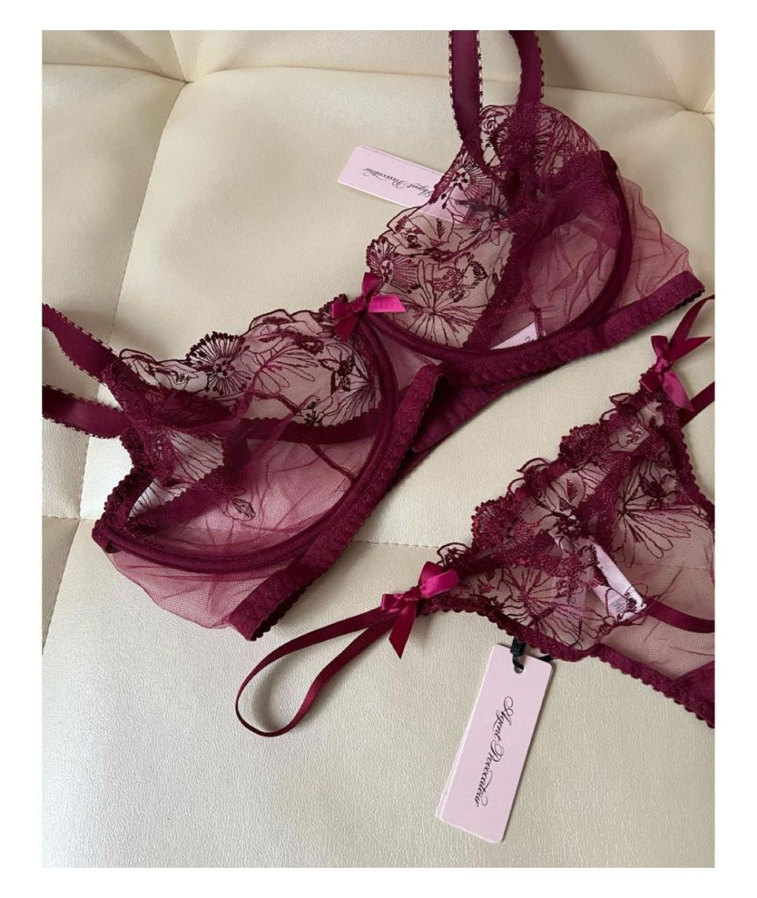 AGENT PROVOCATEUR Бордовый комплекты, фото 4