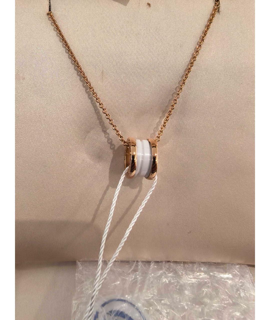 BVLGARI Золотое колье из розового золота, фото 5