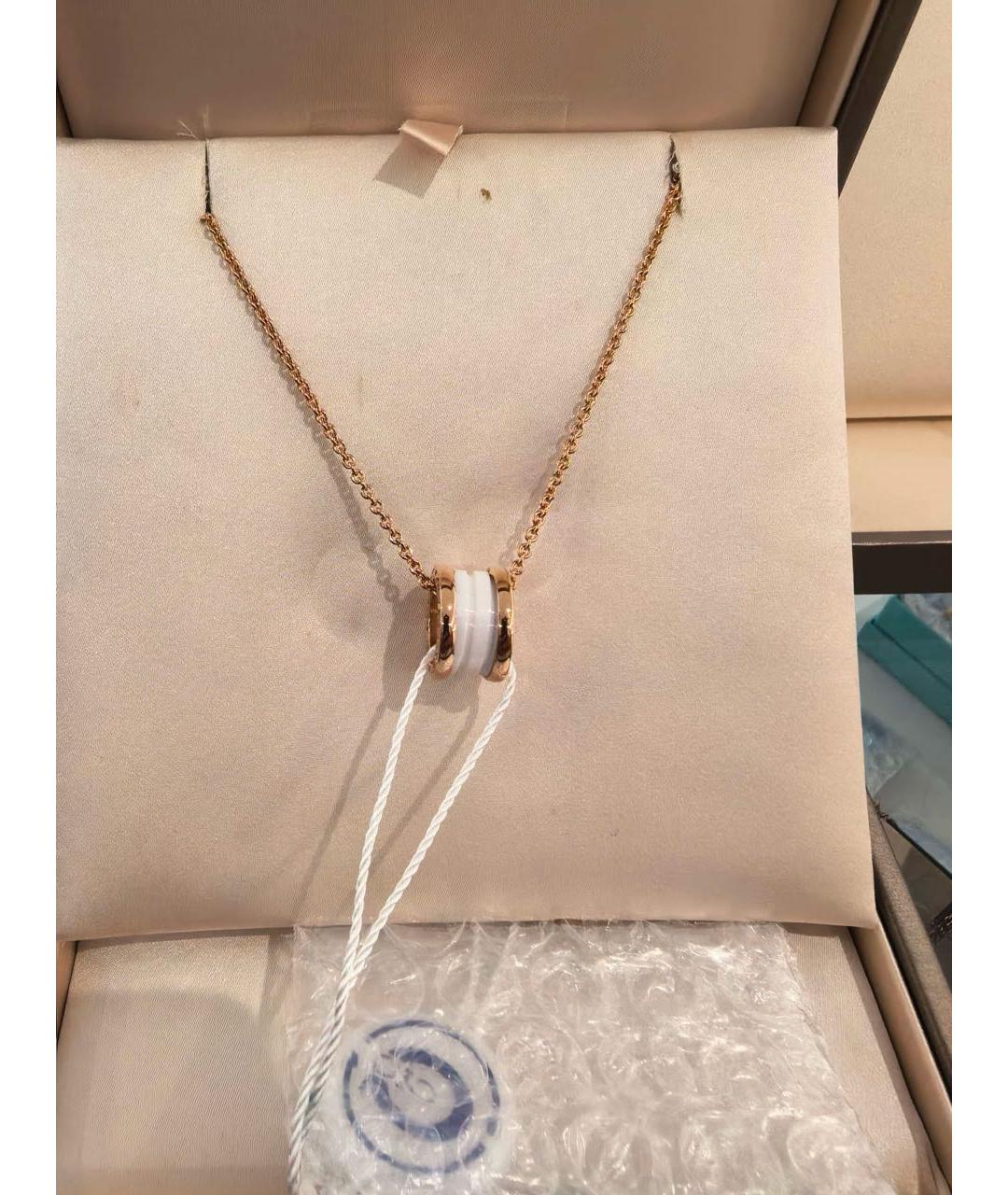 BVLGARI Золотое колье из розового золота, фото 3