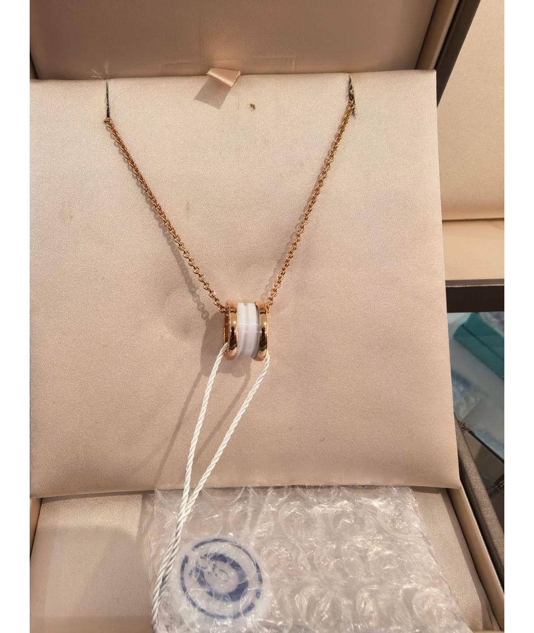 BVLGARI Золотое колье из розового золота, фото 2