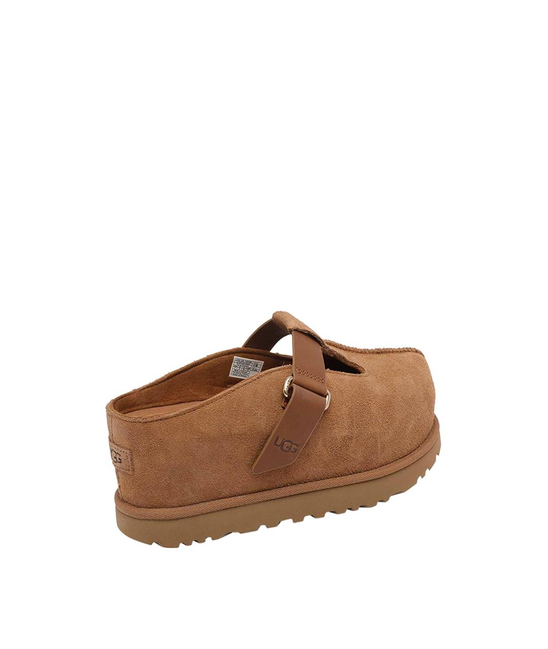 UGG Коричневые замшевые сабо, фото 3