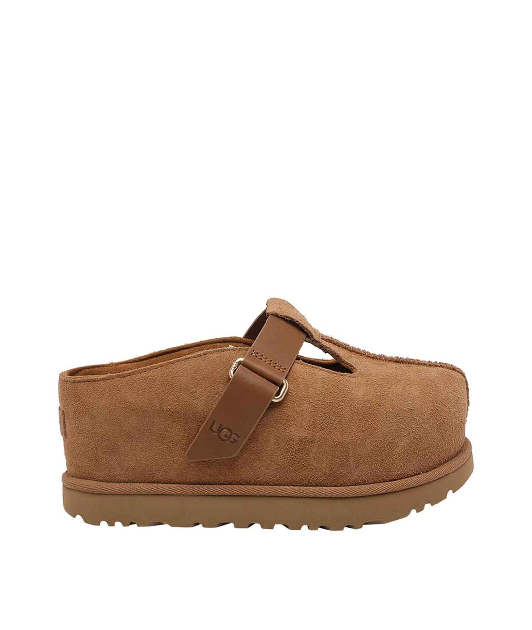 UGG Коричневые замшевые сабо, фото 1