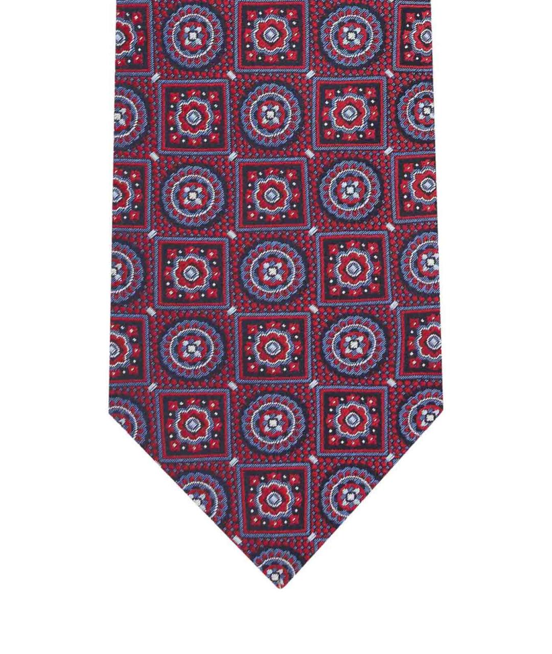 ETRO Бордовый шелковый галстук, фото 3