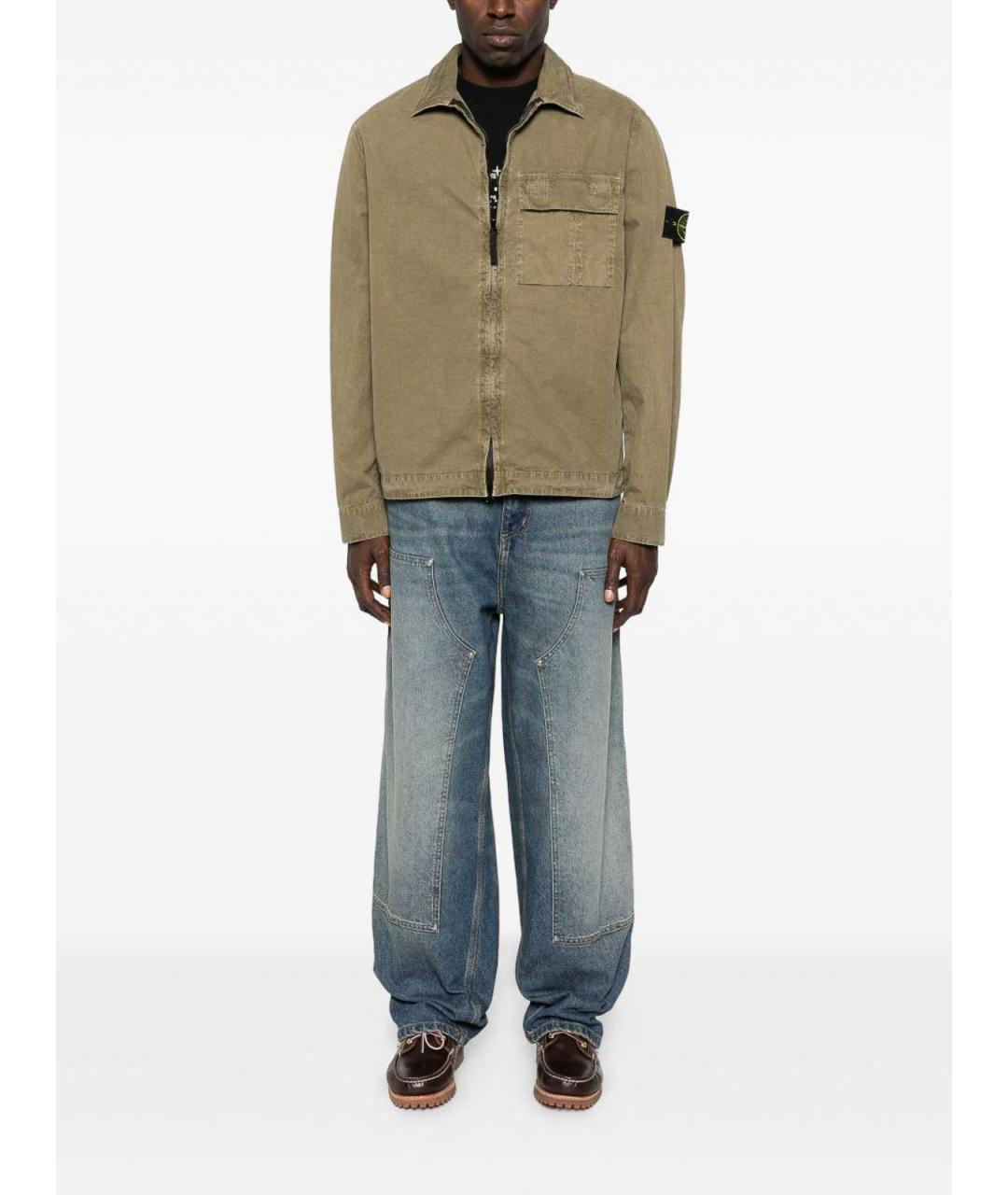 STONE ISLAND Зеленая куртка, фото 2