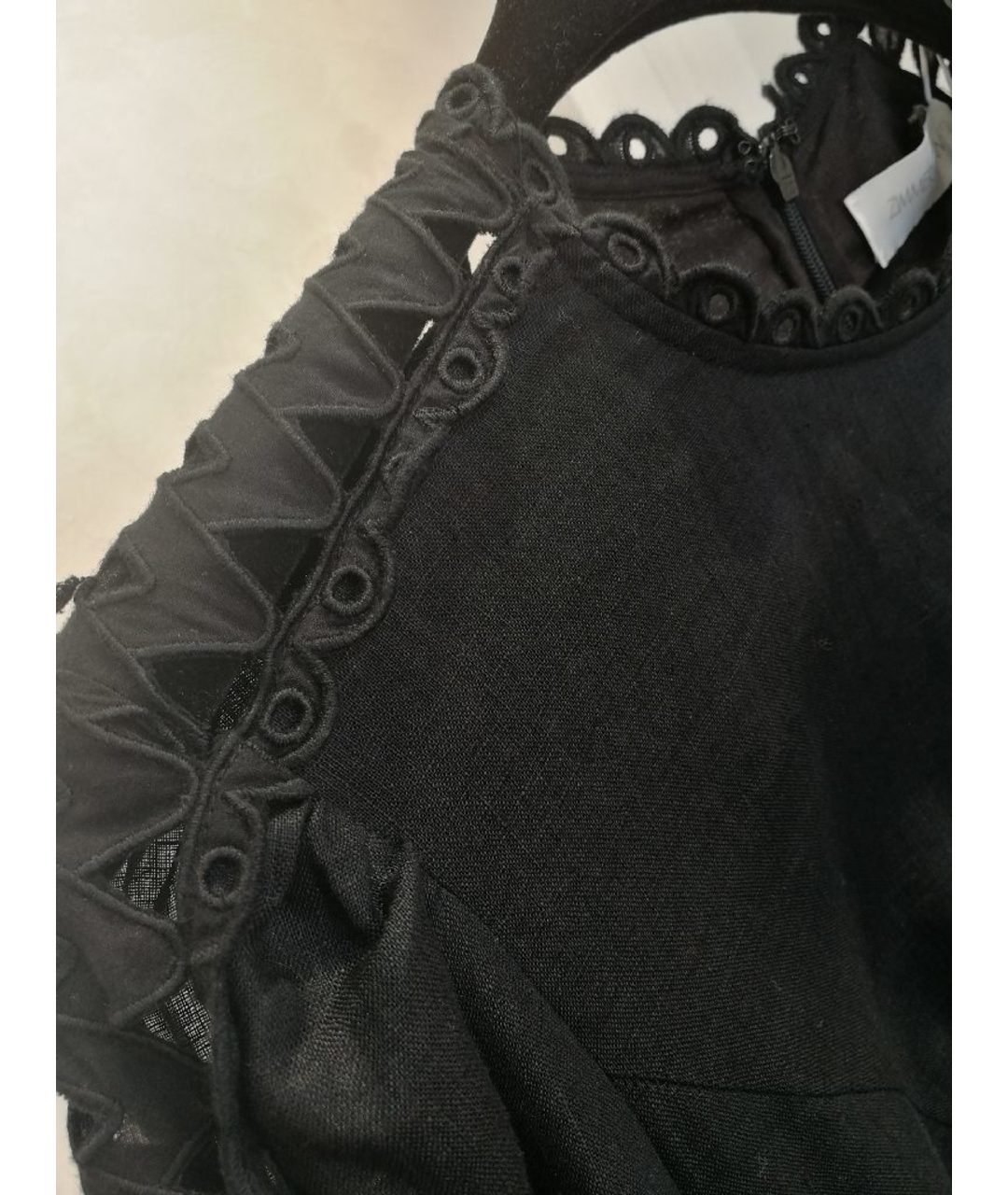 ZIMMERMANN Черное льняное платье, фото 7