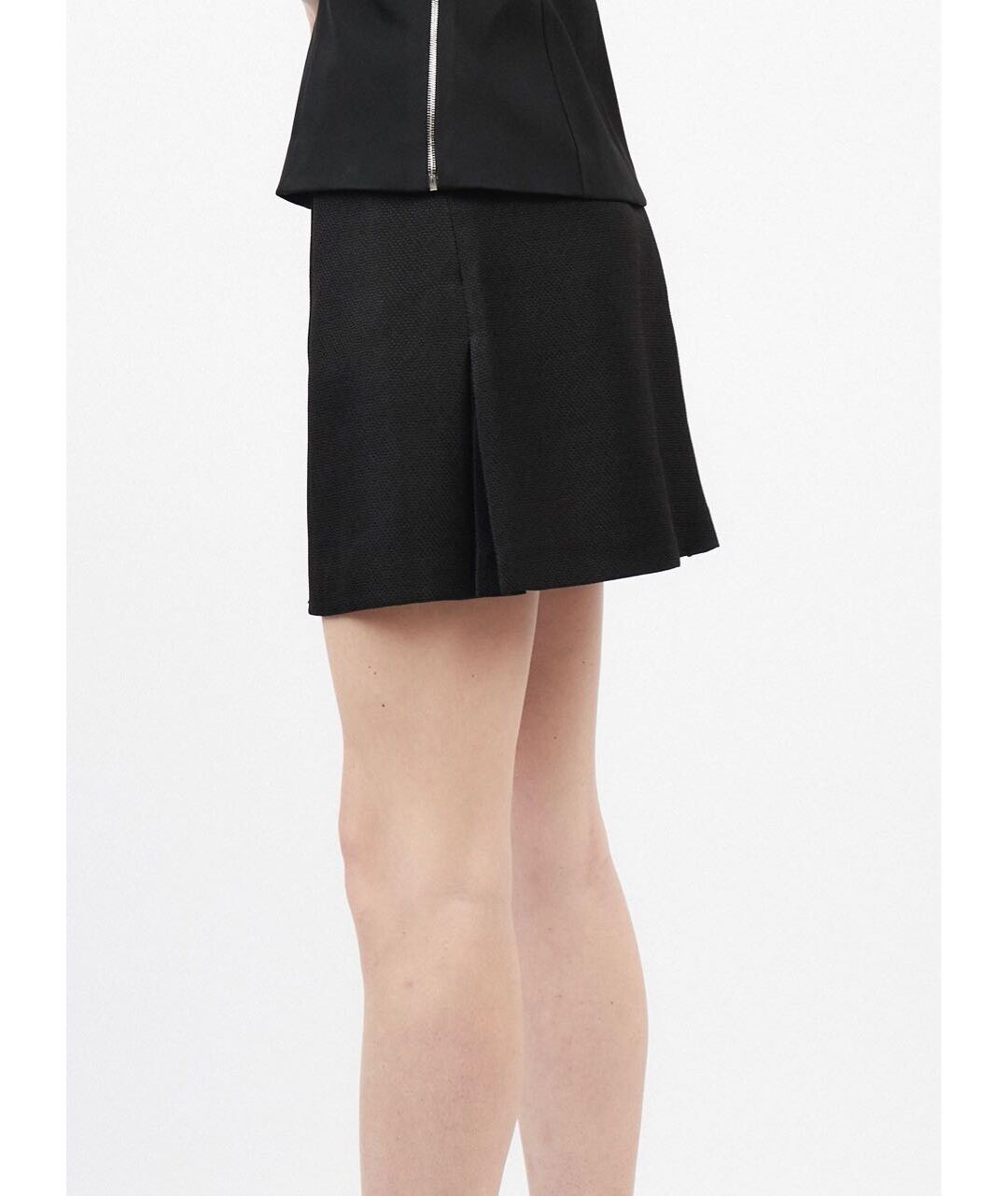SAINT LAURENT Черная полиэстеровая юбка мини, фото 3