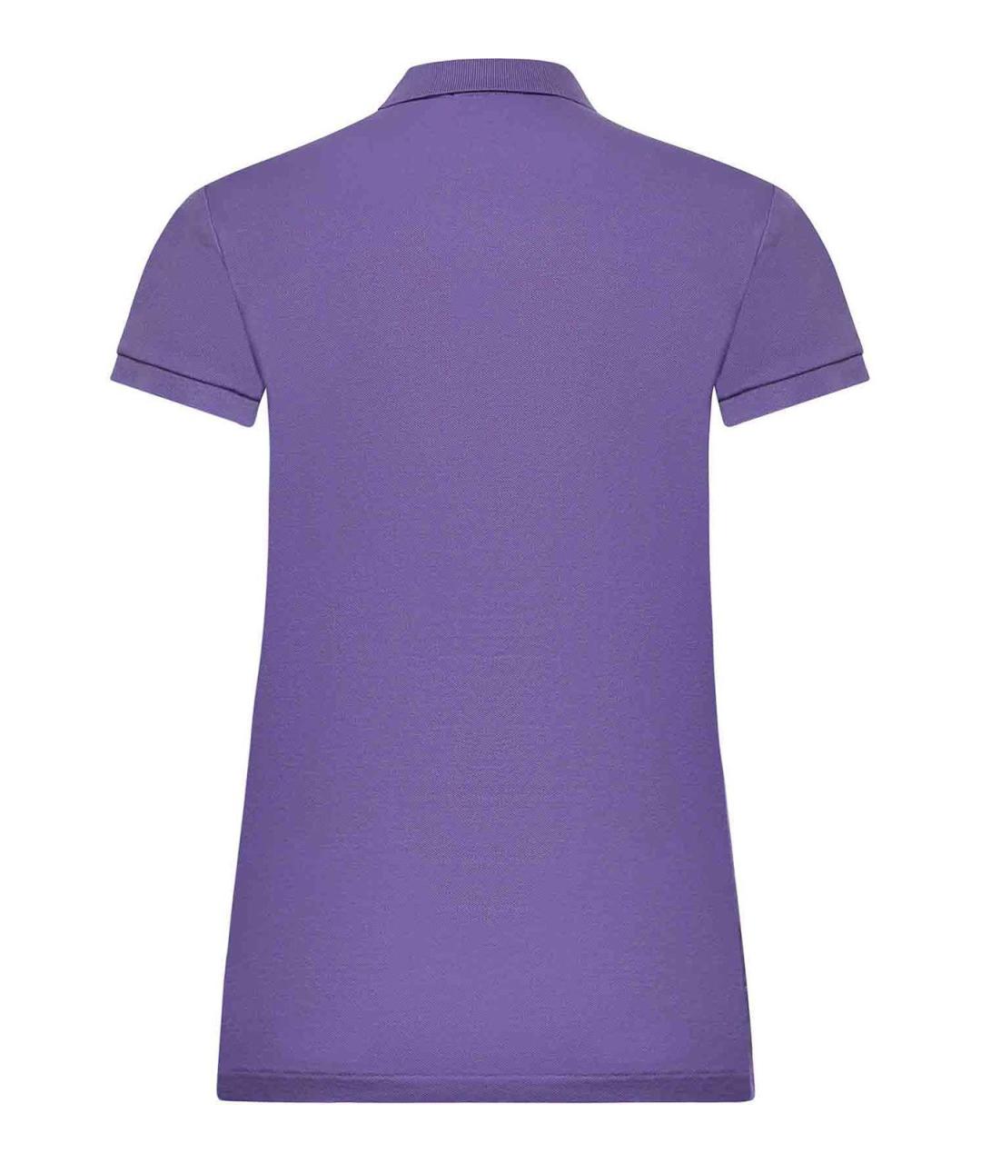 POLO RALPH LAUREN Фиолетовая хлопковая футболка, фото 2