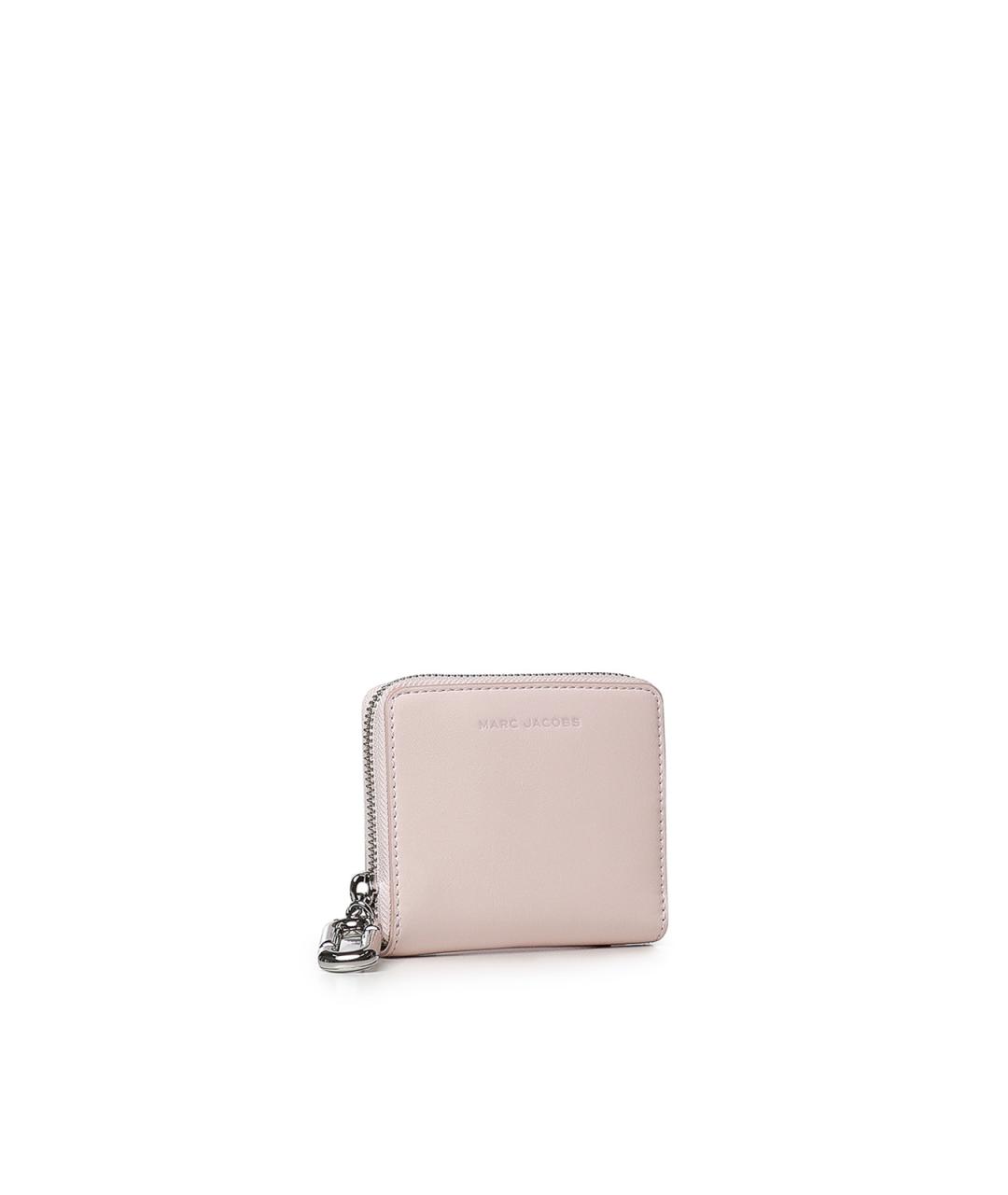 MARC JACOBS Розовый кожаный кошелек, фото 4