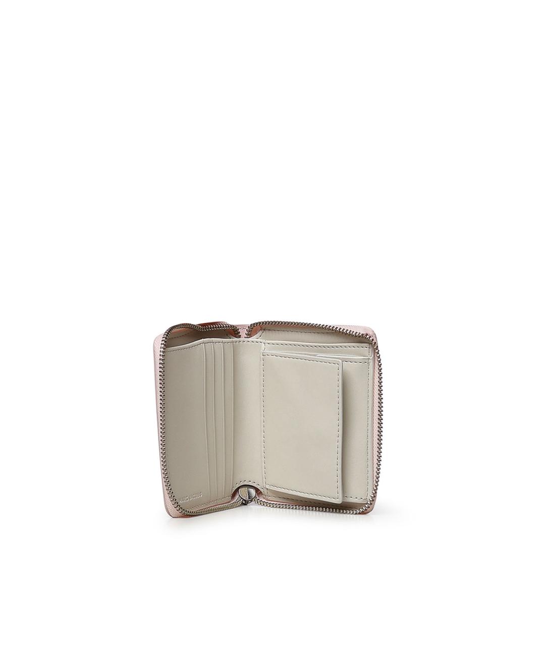 MARC JACOBS Розовый кожаный кошелек, фото 3