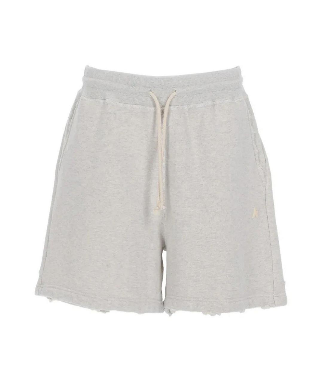 GOLDEN GOOSE Серые хлопковые шорты, фото 1
