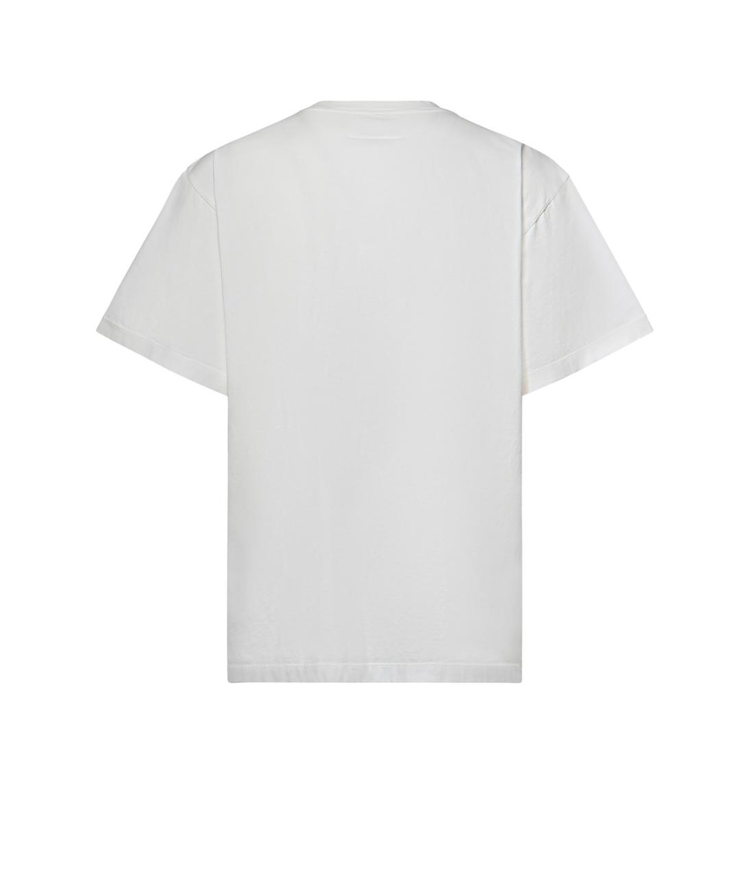 MM6 MAISON MARGIELA Белая хлопковая футболка, фото 2