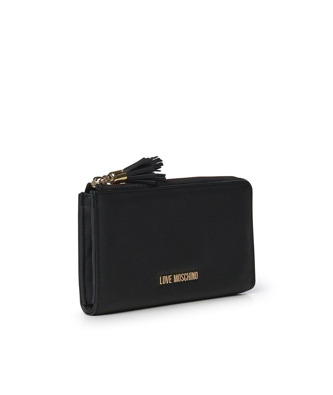 LOVE MOSCHINO Черный кошелек, фото 3