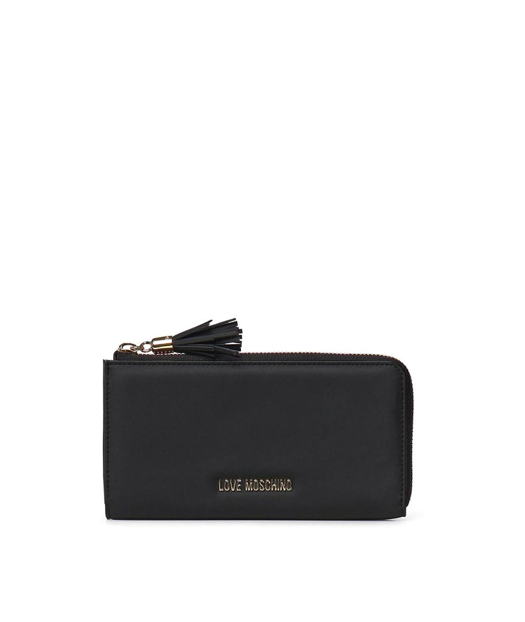 LOVE MOSCHINO Черный кошелек, фото 1