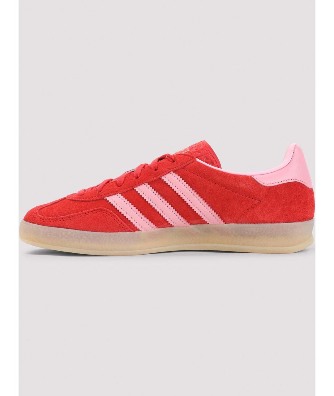 ADIDAS Красные замшевые кроссовки, фото 2