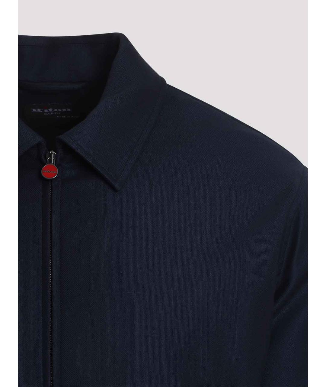 KITON Синяя кашемировая куртка, фото 4