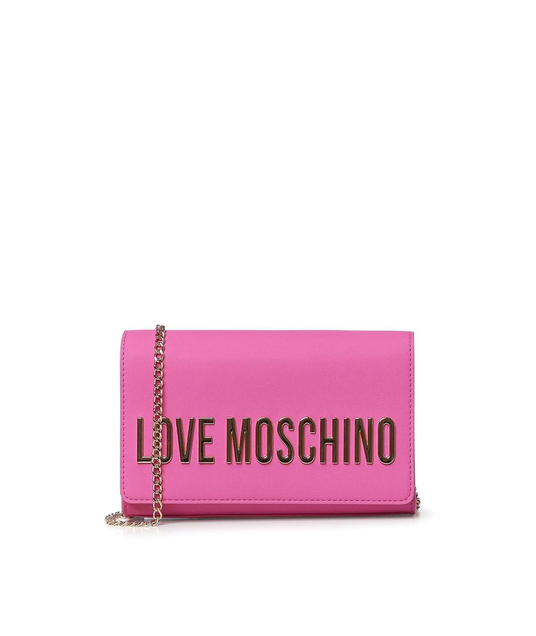 LOVE MOSCHINO Фуксия сумка через плечо из искусственной кожи, фото 1