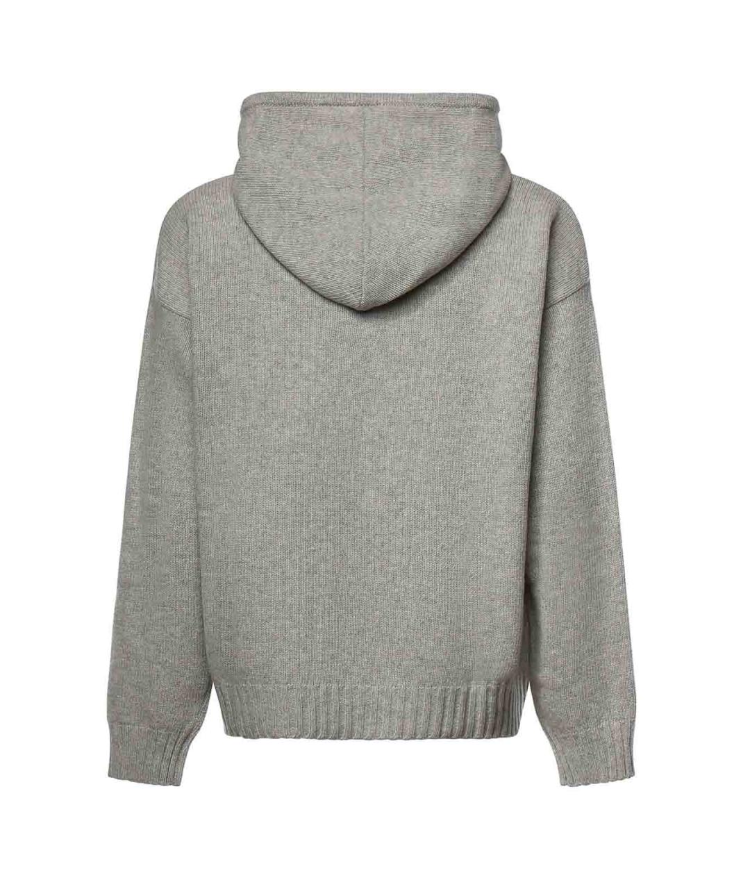 MM6 MAISON MARGIELA Серый хлопковый джемпер / свитер, фото 2