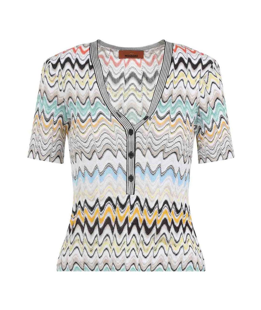 MISSONI Мульти футболка, фото 1