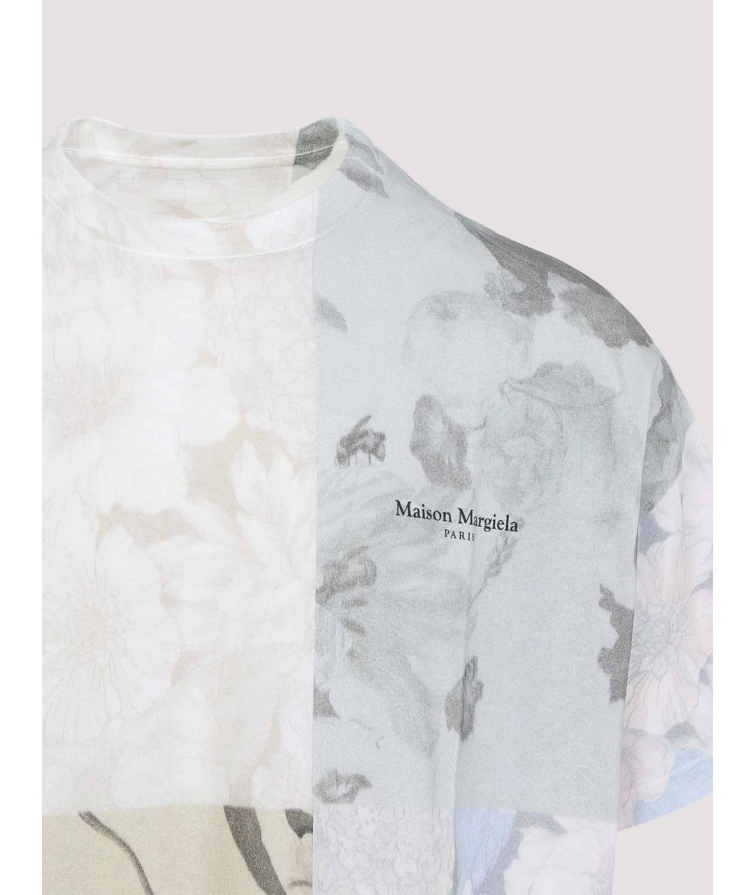 MAISON MARGIELA Мульти хлопковая футболка, фото 3