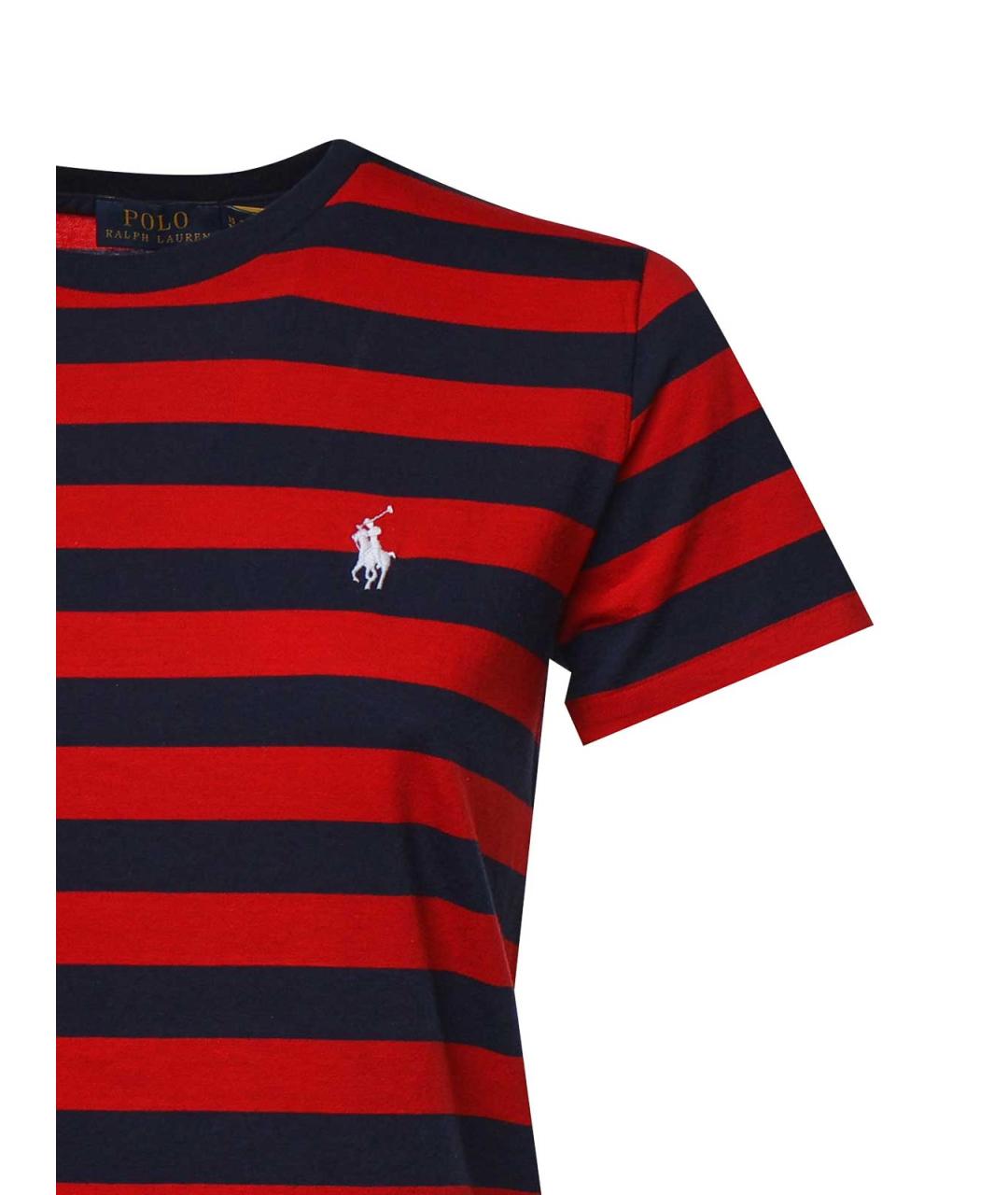 POLO RALPH LAUREN Красная хлопковая футболка, фото 3