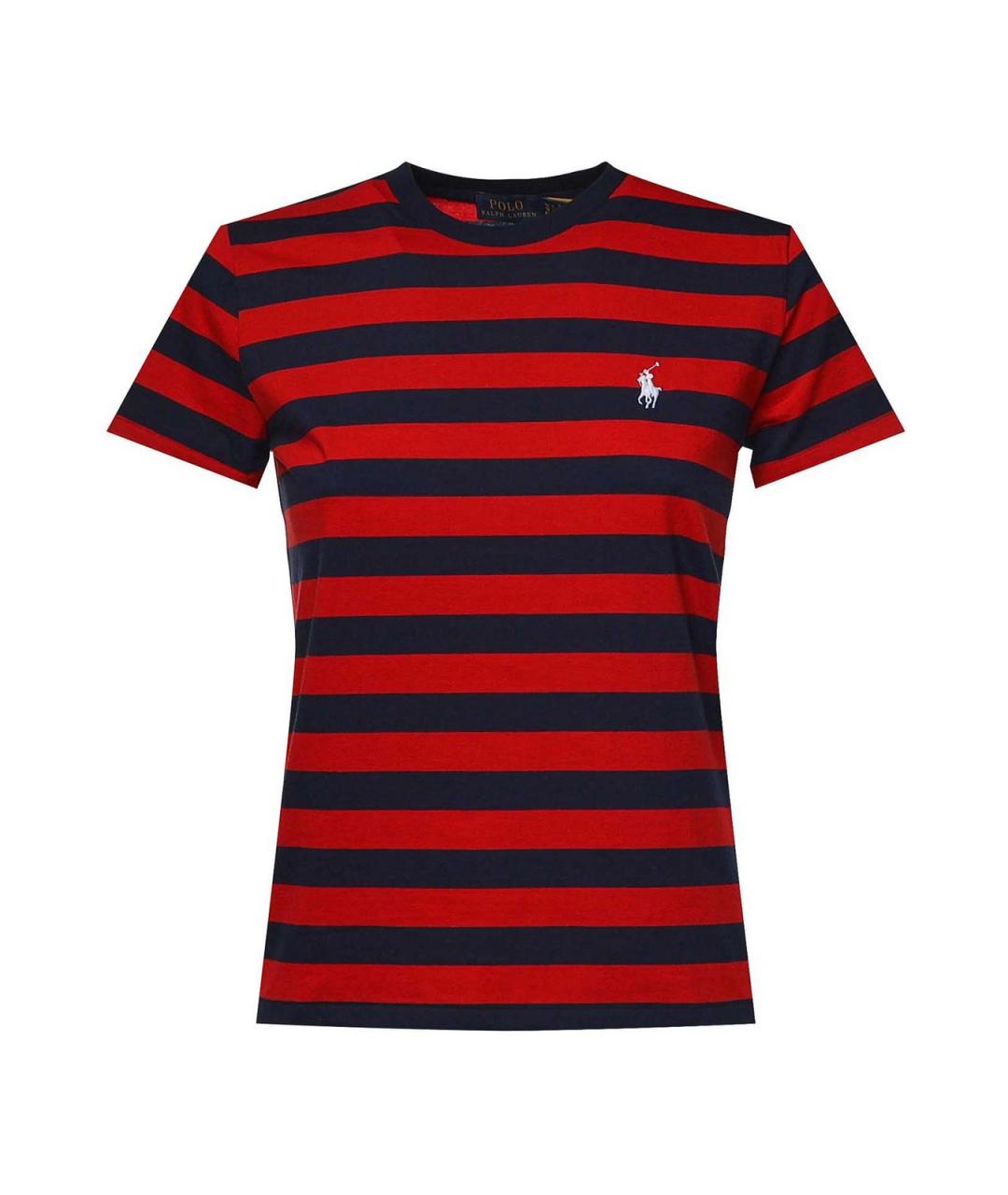 POLO RALPH LAUREN Красная хлопковая футболка, фото 1