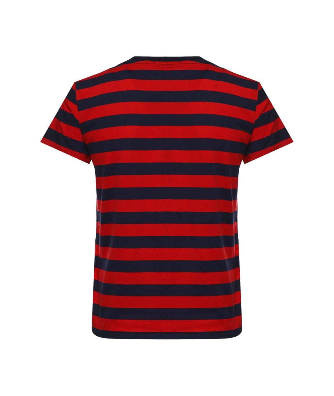 POLO RALPH LAUREN Красная хлопковая футболка, фото 2