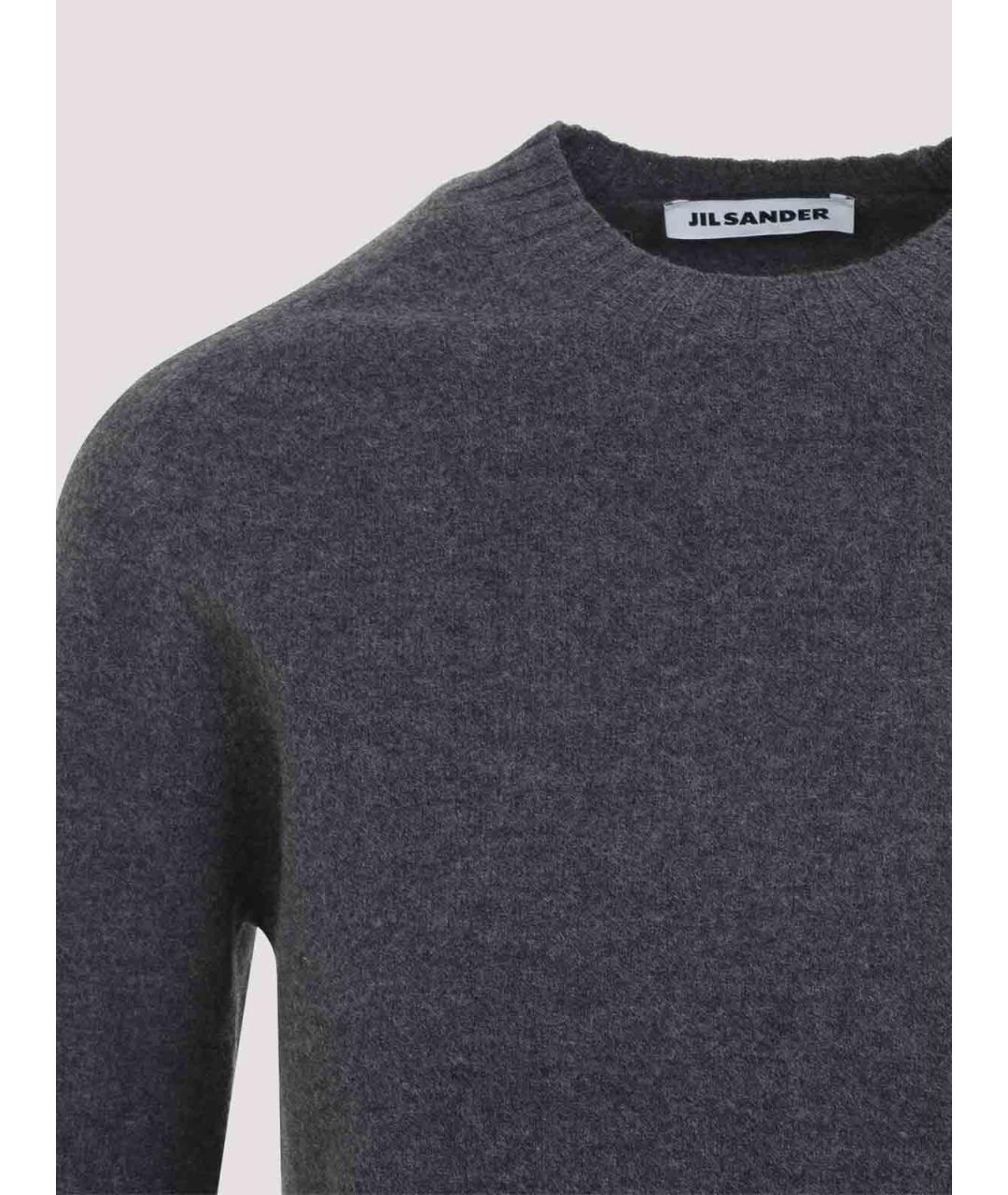 JIL SANDER Серый кашемировый джемпер / свитер, фото 3