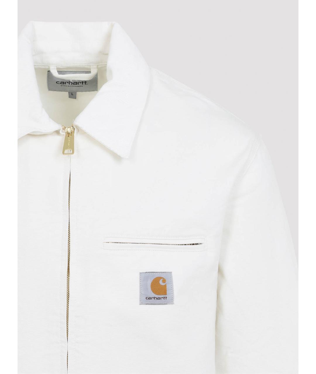 CARHARTT Белая хлопковая куртка, фото 3