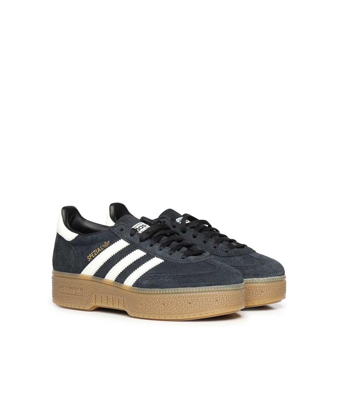 ADIDAS Черные замшевые кроссовки, фото 4
