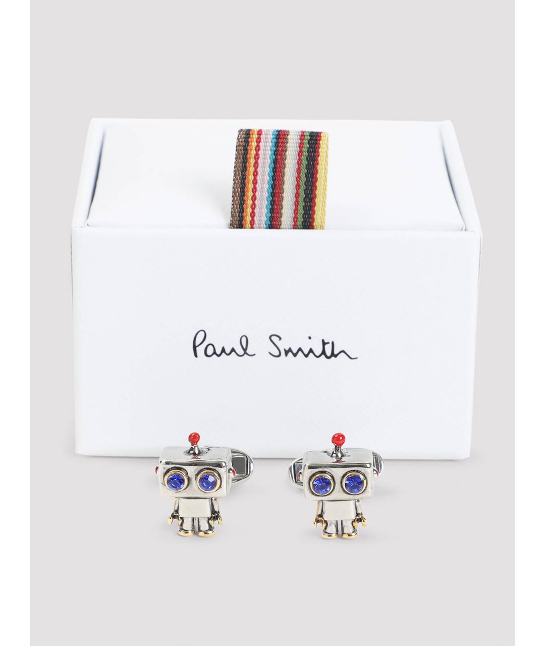 PAUL SMITH Серебряные запонки, фото 3
