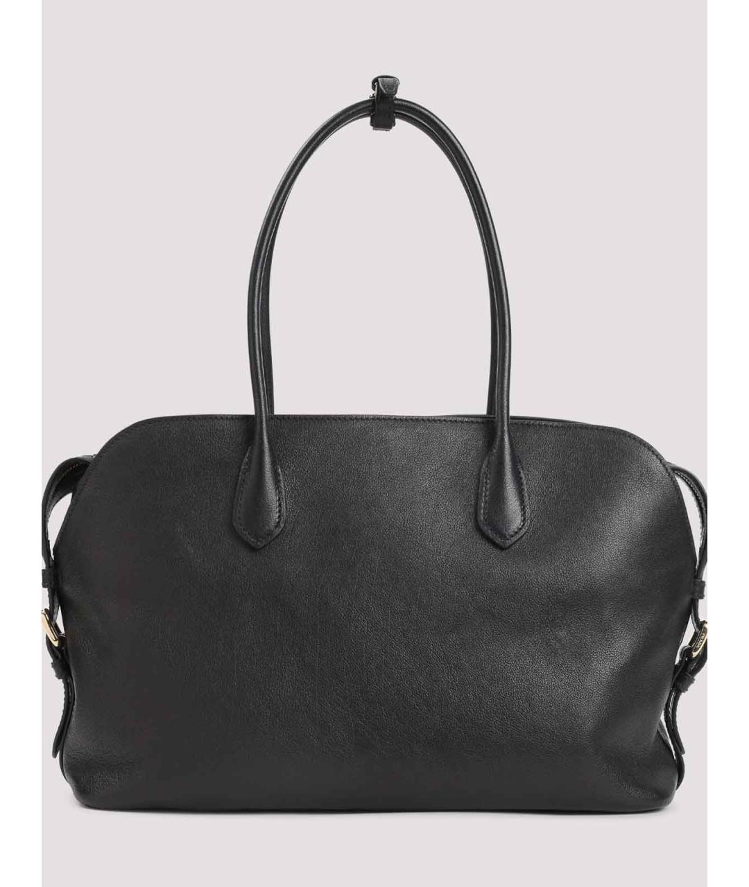 PRADA Черная кожаная сумка тоут, фото 2