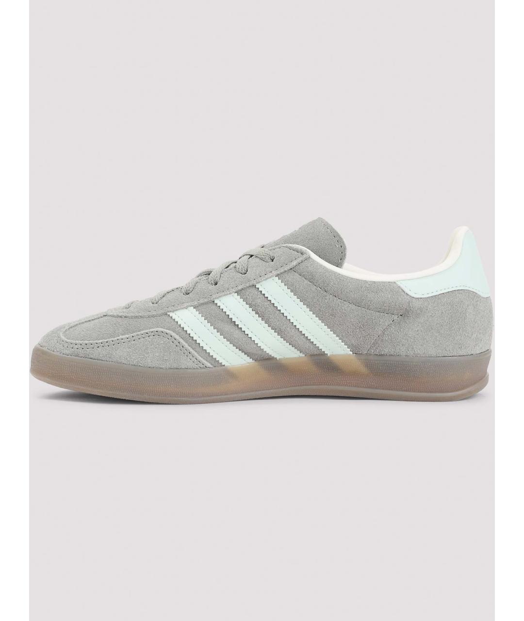 ADIDAS Серые замшевые кроссовки, фото 2